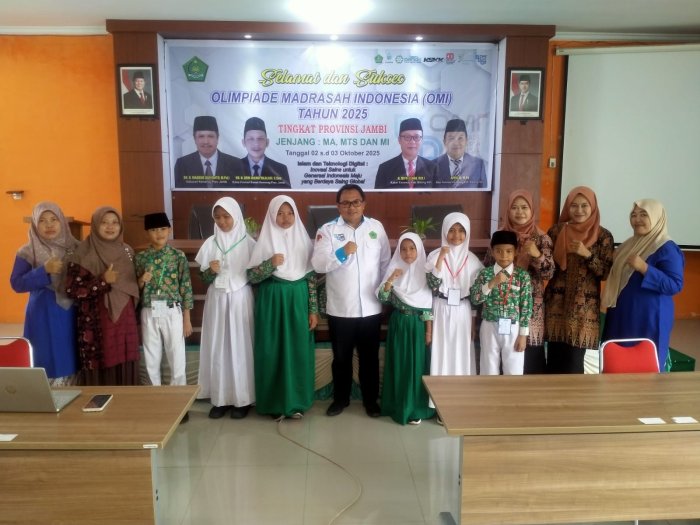 2 Orang siswi MIN 1 Batang Hari Mengikuti Olimpiade Madrasah Indonesia Tahun 2025 Tingkat Provinsi Jambi